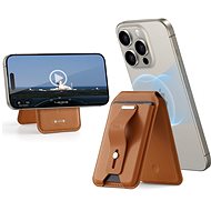 ESR HaloLock Geo Wallet Stand, Caramel Brown -  MagSafe Wallet