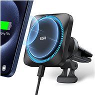 ESR 15W Car Charger with MagSafe + CryoBoost, Frosted Silver - Car Charger