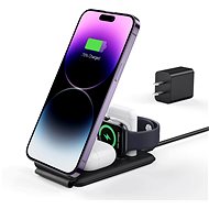 ESR HaloLock 3-in-1 Watch Wireless Charging Set, JP Plug, Black - Wireless Charger