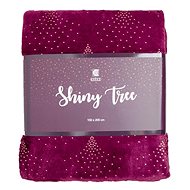 Essex Microfiber Blanket SHINY TREE Red 150x200cm - Blanket