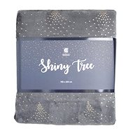 Essex Microfiber Blanket SHINY TREE Grey 150x200cm - Blanket