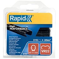 RAPID Clips VR22/5-11mm, 215pcs, steel-black PET coating, blister - Fence Staples