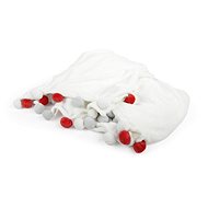 Essex Sphere white/red, microfiber, 150 × 200 cm - Blanket