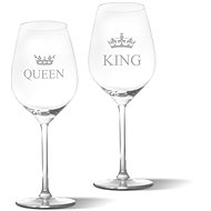 SABLIO - King and Queen 2×350 ml - Glass