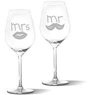 SABLIO - Mr. and mrs. 2×350 ml - Glass
