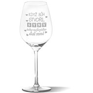 SABLIO - When God Created Sons 350 ml - Glass