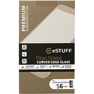 eSTUFF TitanShield 3D for Samsung Galaxy S6 Edge Black - Glass Screen Protector