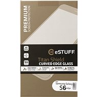 eSTUFF TitanShield 3D for Samsung Galaxy S6 Edge White - Glass Screen Protector