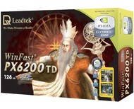 Leadtek WinFast PX6200 TD NVIDIA GeForce PCX 6200, 128 MB DDR, PCIe x16, DVI, software - Graphics Card