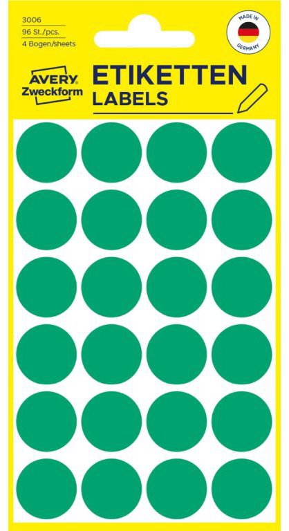 Avery Zweckform 3006 Round Marking Labels - Labels