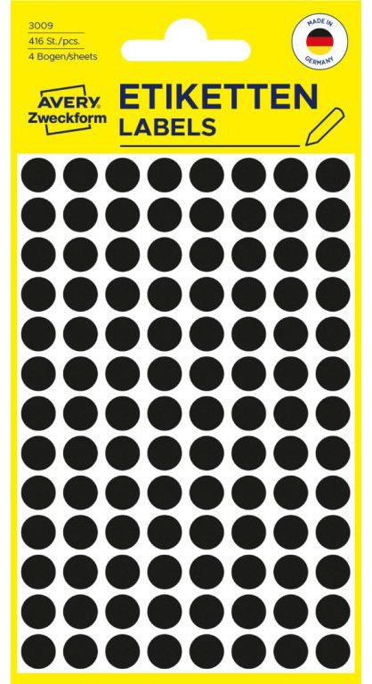 Avery Zweckform 3009 Round Marking Labels - Labels