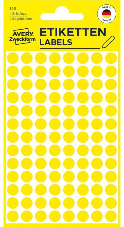 Avery Zweckform 3013 Round Marking Labels - Labels