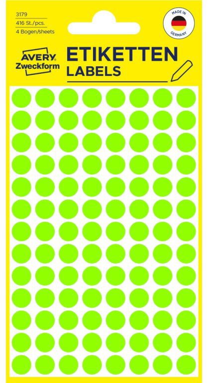 Avery Zweckform 3179 Round Marking Labels - Labels