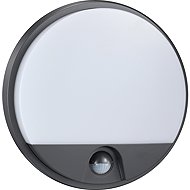 Eurakles Darja with motion sensor 15 W, 1350 lm, IP54, 21 × 21 × 4.9 cm, anthracite - LED Light