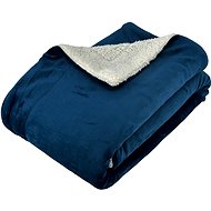 Euromat Microfiber blanket sheep/lamb 150 × 200 cm, dark turquoise - Blanket
