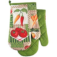 Euromat Kitchen mitt with magnet and loop - Vegetable green 2 - Oven Mitt