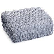 Eurofirany Microfiber blanket Cindy 220 × 200 - silver - Blanket