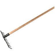 Iron rake 12 teeth, with handle - Rake