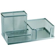 Europen Wire stand organizer 3-piece, silver - Stationery Stand