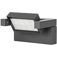 Eurakles LUISA outdoor LED, IP65 12 W 1000 lm 4000 K, anthracite, hinged - Wall Lamp