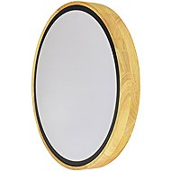 Eurakles LED ceiling light GIPSY RC 48 W 3360/5280 lm 3000-6500K black/oak with remote control - LED Light