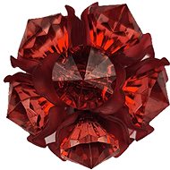 Eurofirany Decorative clasp flower red 27 - Curtain Tie Back