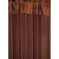 Eurofirany String curtain Adel 90 × 250 cm, brown - Curtain