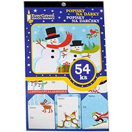 EverGreen Gift tags x54, 24x15 cm, multicolour. - Christmas Ornaments