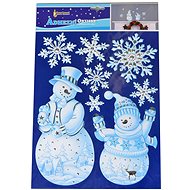 EverGreen Window decoration glitter 41x28, white - Christmas Ornaments