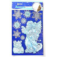 EverGreen Window Decoration Relief 50x30, Silver-gold - Christmas Ornaments