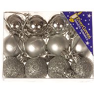 EverGreen® Sphere x 24 pcs, diameter 3 cm, colour silver - Christmas Ornaments