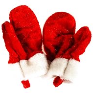EverGreen® Plush Children's Christmas Gloves, Colour Red-white - Christmas Ornaments