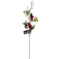 EverGreen® Branch with Cones and Berries, Height 68cm, Colour Green-red-white - Christmas Ornaments