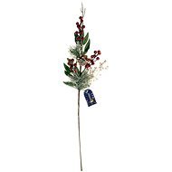 EverGreen® ág bogyókkal, 70 cm magasságú, zöld-piros-fehér színű - Karácsonyi díszítés