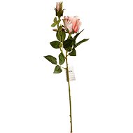 EverGreen Rose x 2, Height of 71cm, Colour Pink - Artificial Flower