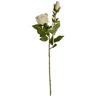 EverGreen Rose x 2, Height of 71cm, White Colour - Artificial Flower