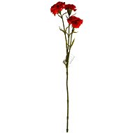 EverGreen Carnation x 3, Height of 60cm, Colour Red - Artificial Flower