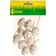 EverGreen Pouch 4 cm x 10 pcs, colour white - Easter Decoration