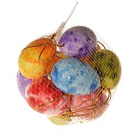 EverGreen Eggs x12 pcs, height 4cm, mesh, multicoloured - Easter Decoration