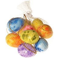 EverGreen Eggs x 9 pcs, height 5 cm, mesh, multicoloured - Easter Decoration