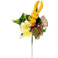 EverGreen Easter pick with hare. Height 25 cm, colour multicoloured - Easter Decoration