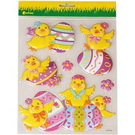 EverGreen Decals of Easter chicks, colour multicoloured - Decoration