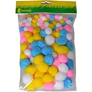 EverGreen Pompom deco 150 pcs, 1,5-3 cm, tri-colour - Easter Decoration