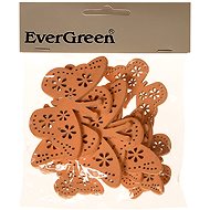 EverGreen Wooden butterfly 10 pcs, pink - Easter Decoration