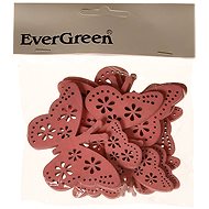 EverGreen Butterfly wooden 10 pcs, orange - Easter Decoration