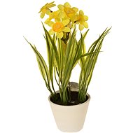 EverGreen Daffodil in a Pot, Height of 22cm, Colour Yellow - Artificial Flower