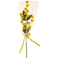 EverGreen Mimosa x3 Shoots, Height of 33cm, Colour Yellow - Artificial Flower