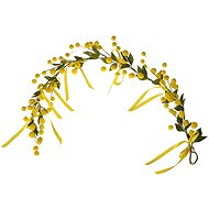 EverGreen Mimosa - Hanging Decoration, Height of 50cm, Colour Yellow - Artificial Flower
