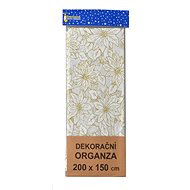 EverGreen® Organza pattern flower, 200x145cm - Christmas Decoration