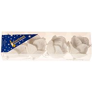 EverGreen® Flower glitter x4, dia. 6 cm - Christmas Ornaments